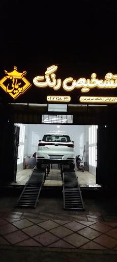 عکس تشخیص رنگ خودرو پیمانی