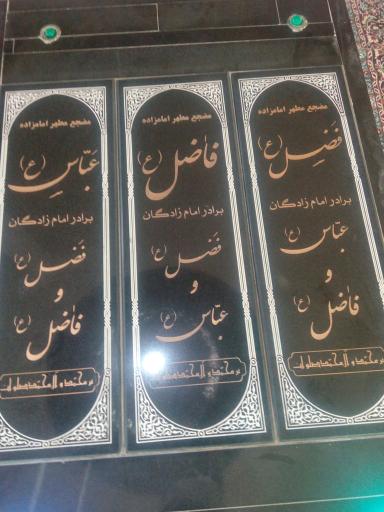 عکس آستانه امامزاده فضل فاضل عباس