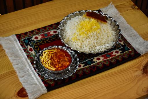 عکس غذای خانگی ته چین مه چین