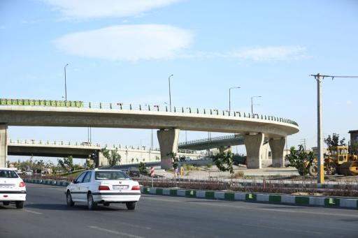 عکس تقاطع غیرهمسطح پل ابوذر