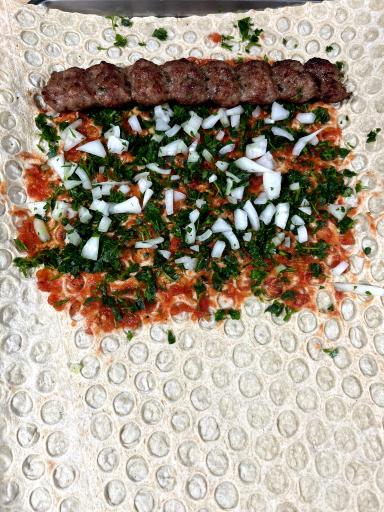 عکس لقمه کباب بوفالو