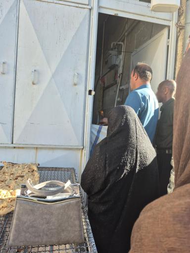 عکس نانوایی سنگک