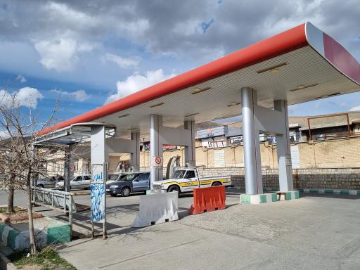 عکس پمپ گاز CNG شهرداری صحنه