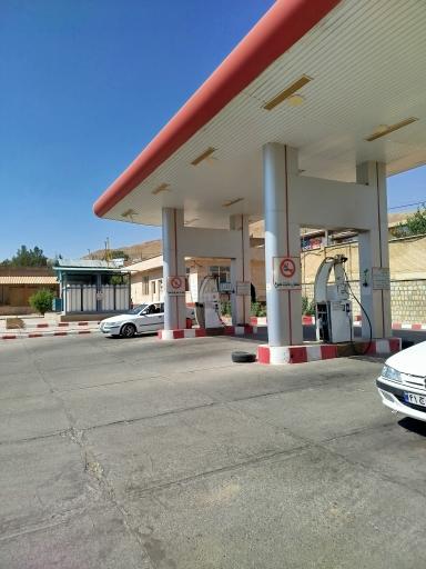 عکس پمپ گاز CNG شهرداری صحنه