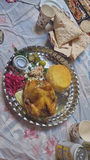 عکس سفره خانه سنتی مظفری