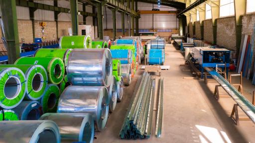 عکس کارخانه سقف و سازه