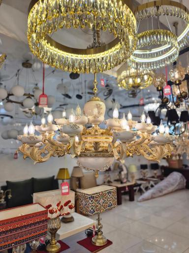 عکس صنایع لوستر چشمه نور