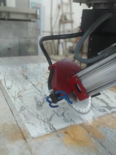 عکس کارگاه تراش سنگ و cnc وحید کرمی