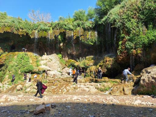 عکس آبشار آسیاب خرابه جلفا