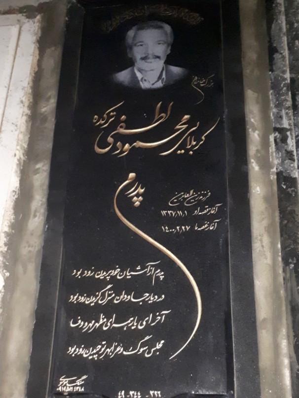 عکس آرامگاه محمود لطفی ترکده