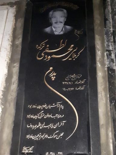 عکس آرامگاه محمود لطفی ترکده