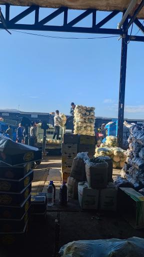 عکس میدان میوه و تره بار زنجان