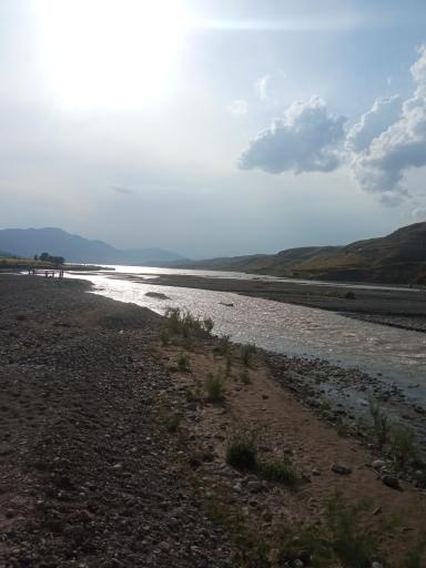 عکس رودخانه سد طالقان