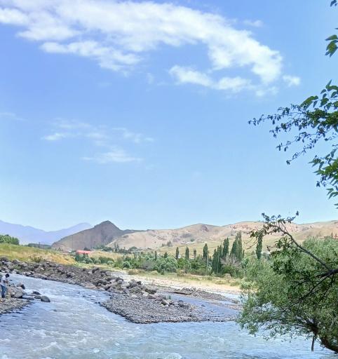 عکس رودخانه سد طالقان