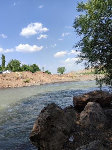عکس رودخانه سد طالقان