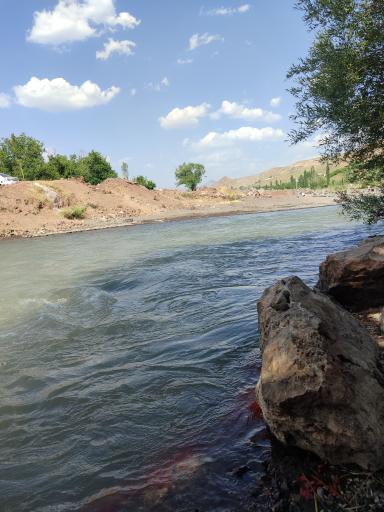 عکس رودخانه سد طالقان
