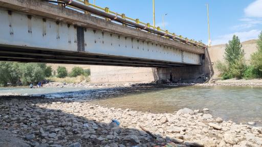 عکس رودخانه سد طالقان