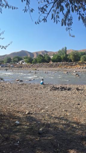 عکس رودخانه سد طالقان