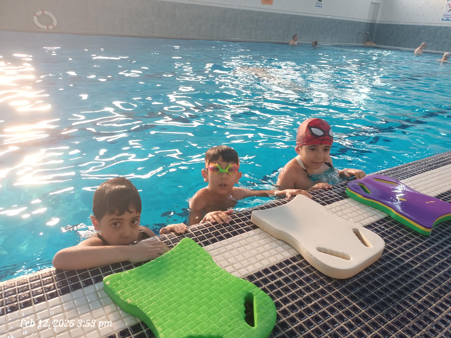 عکس اموزش شنا اسدی