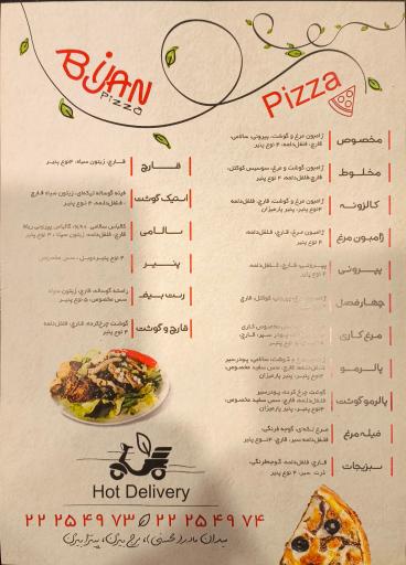 عکس پیتزا بیژن