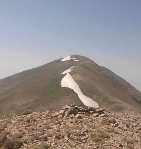 عکس قله آق داغ