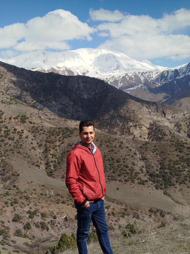 عکس قله آق داغ