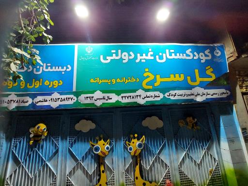 عکس مهدوپیش دبستانی گل سرخ