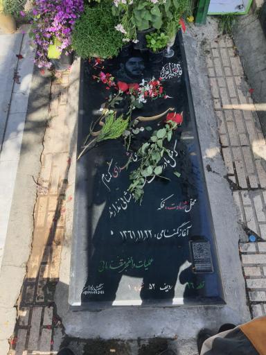 عکس مزار شهید ابراهیم هادی