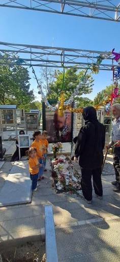 عکس مزار شهید ابراهیم هادی
