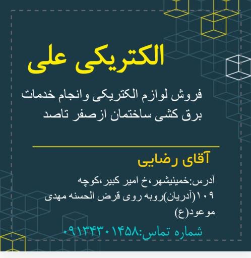 عکس الکتریکی علی