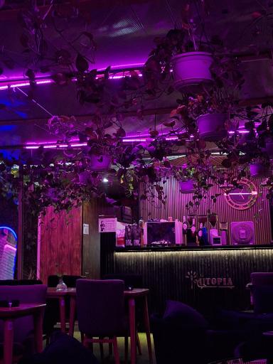 عکس کافه بنفش