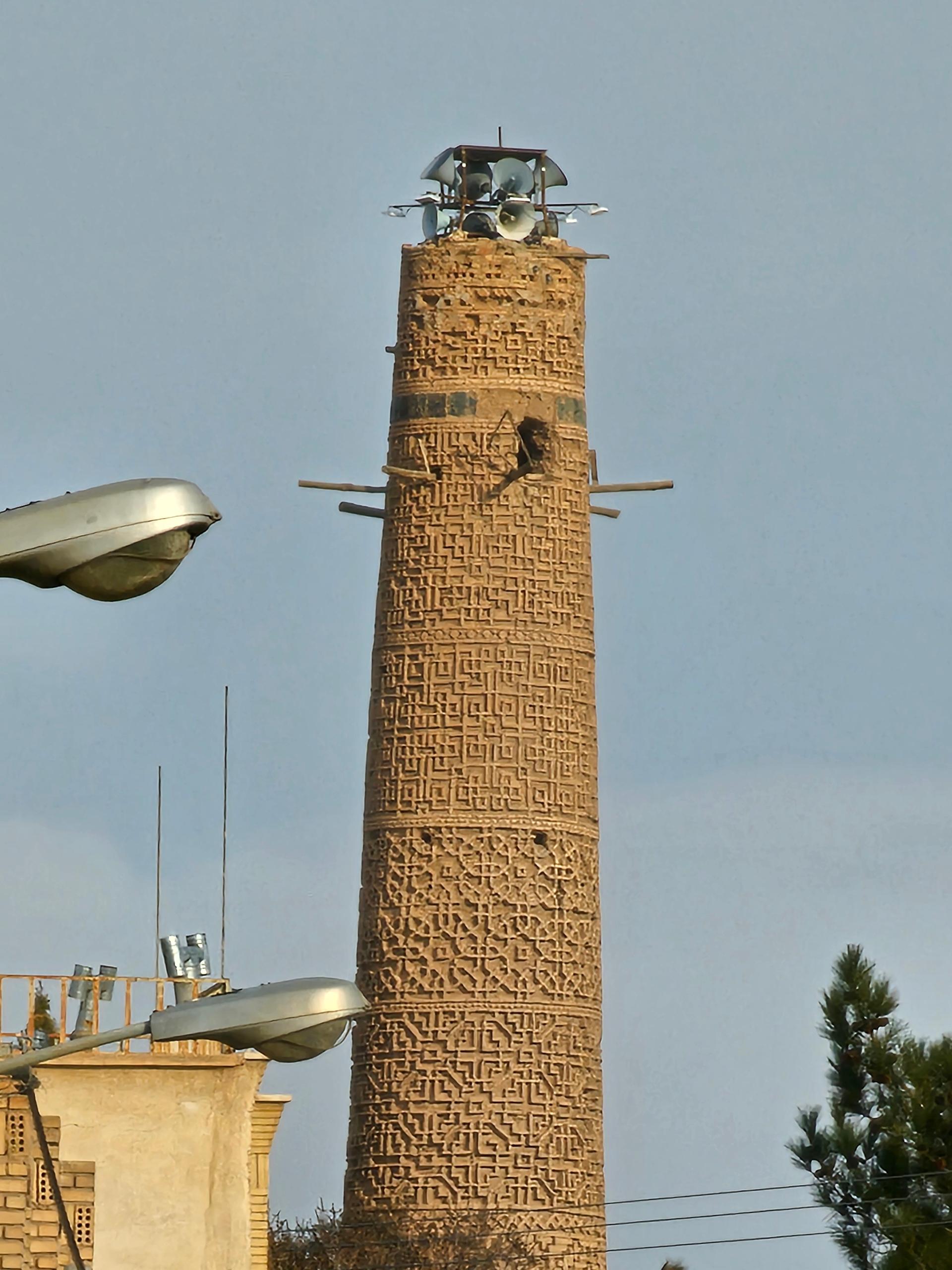 عکس مناره مسجد جامع