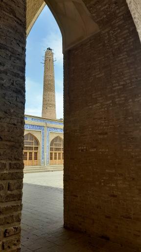 عکس مناره مسجد جامع