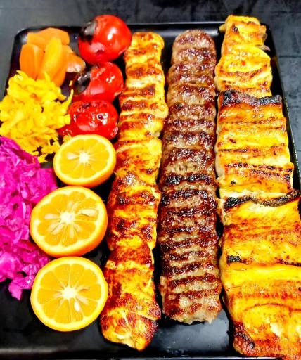 عکس چلو کبابی نقش جهان