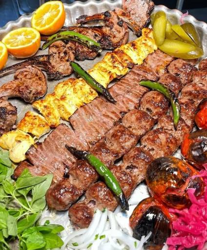 عکس چلو کبابی نقش جهان