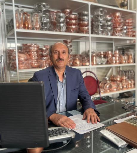 عکس ظروف مسی تک غدیری