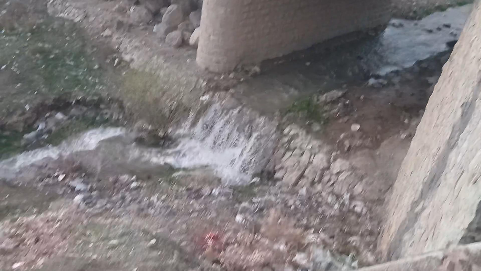 عکس رودخانه فصلی باغستان
