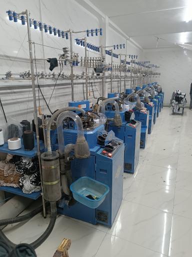 عکس کارخانه تولید جوراب توسکا