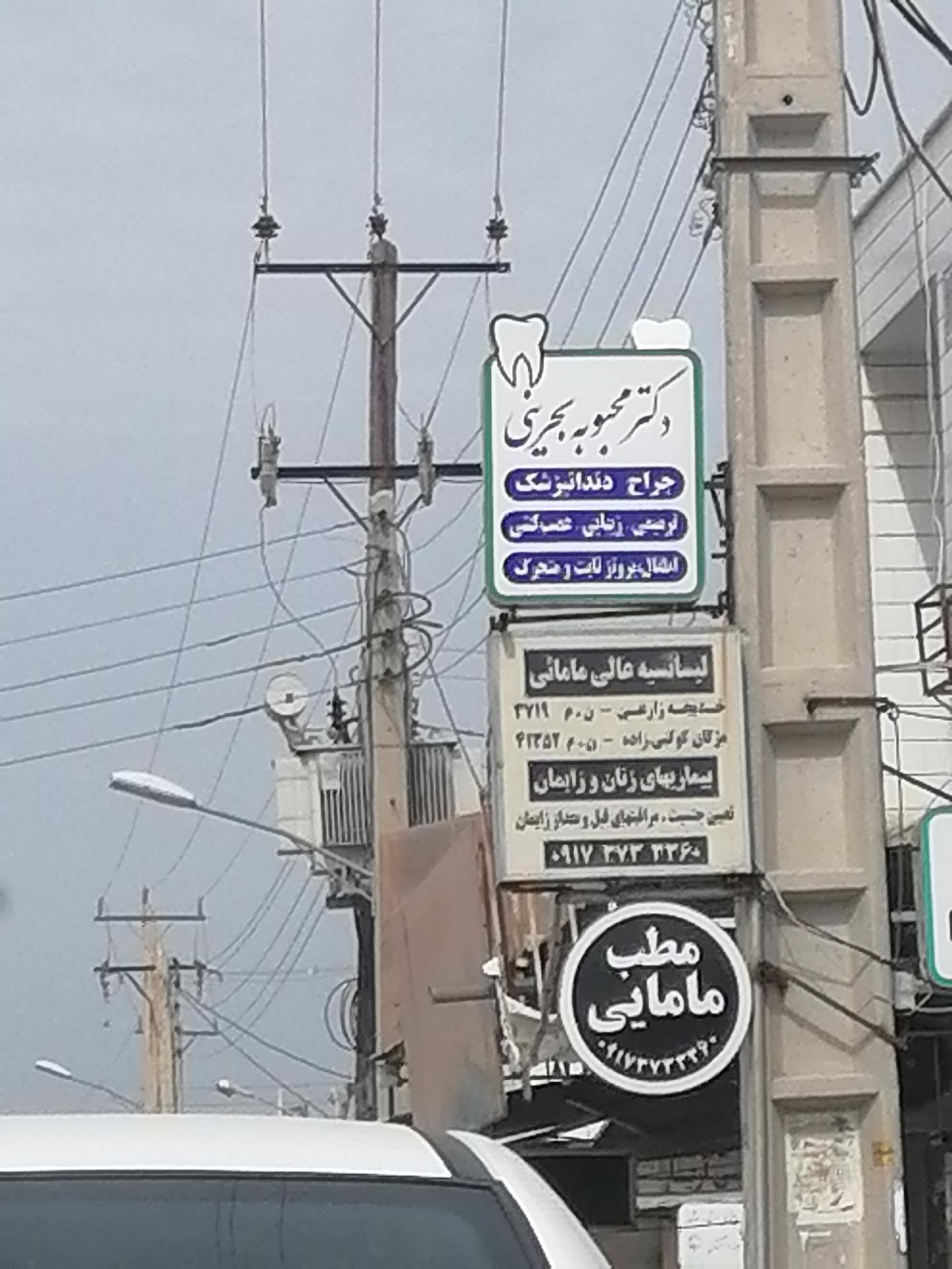 عکس دکتر محبوبه بحرینی