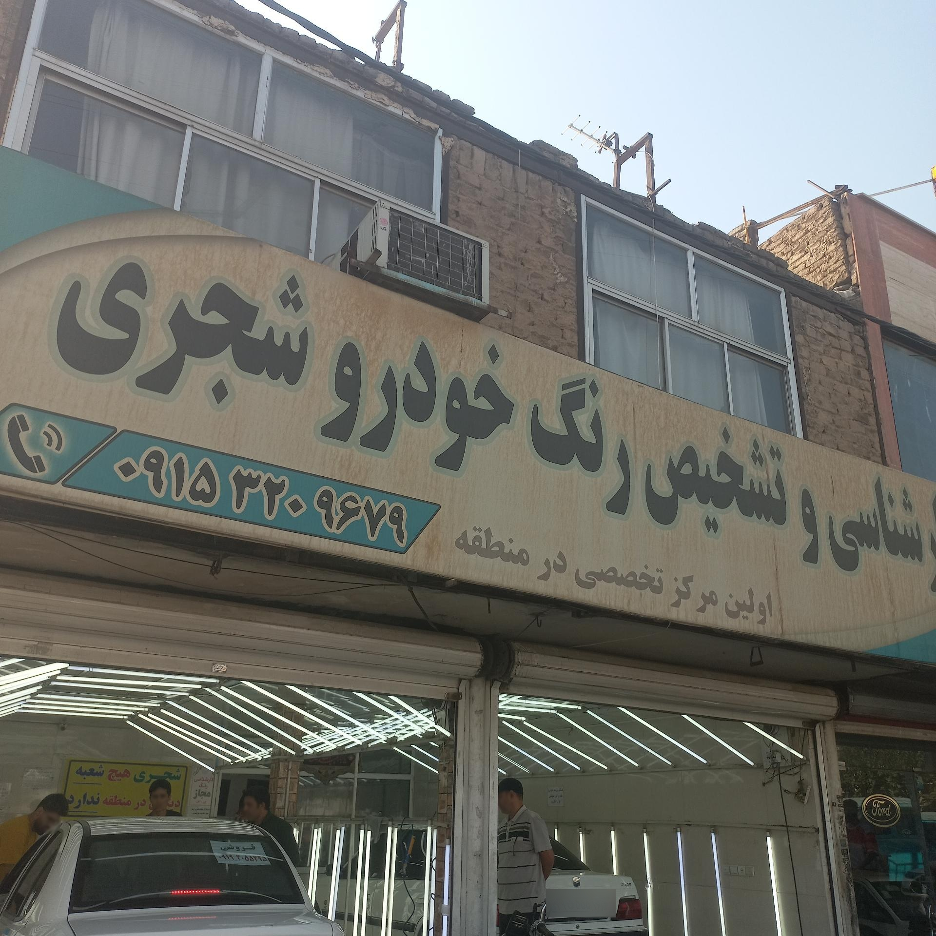 عکس کارشناسی رنگ خودرو شجری