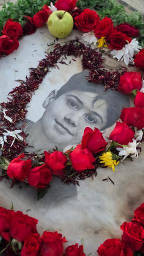 عکس مزار سامیار مظاهری