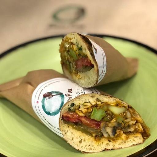 عکس غذای گیاهی بشقاب سبز