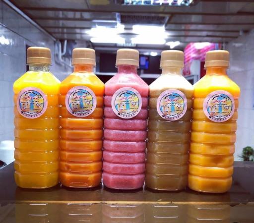 عکس آبمیوه بستنی توت فرنگی