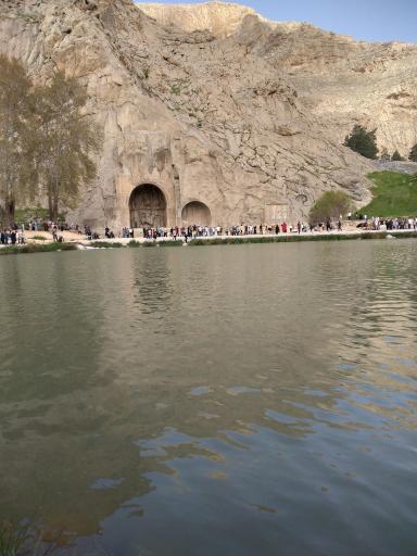 عکس دریاچه طاق بستان