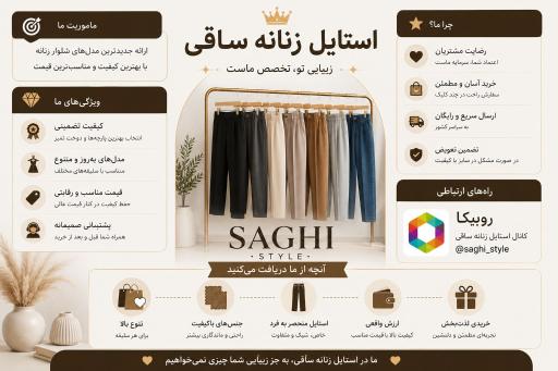 فروشگاه استایل زنانه ساقی