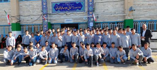 عکس مدرسه نمونه علامه طباطبایی شهرستان دهلران