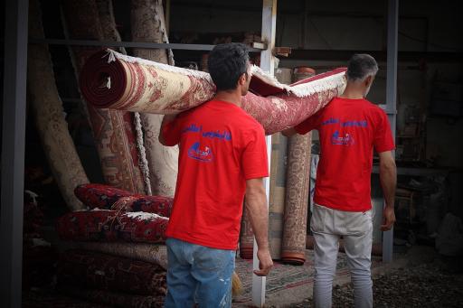 عکس قالیشویی اطلس جلالیه