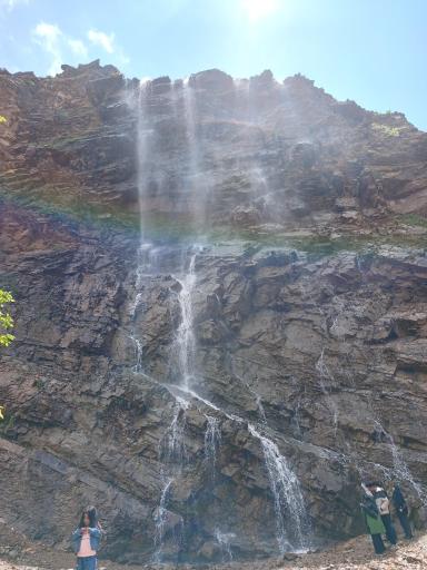 عکس آبشار درود
