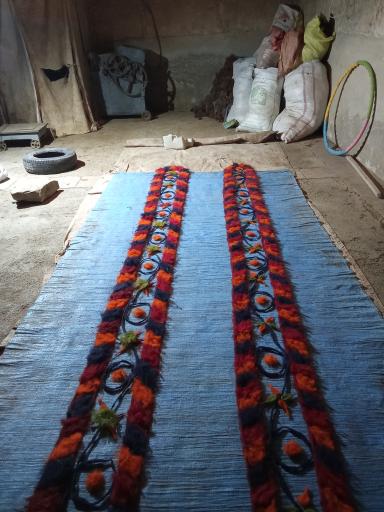 عکس نمد مالی سنتی علی زاده