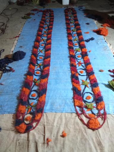 عکس نمد مالی سنتی علی زاده